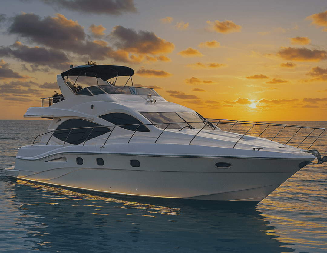 50 ft majesty gulfcraft yacht rental in miami