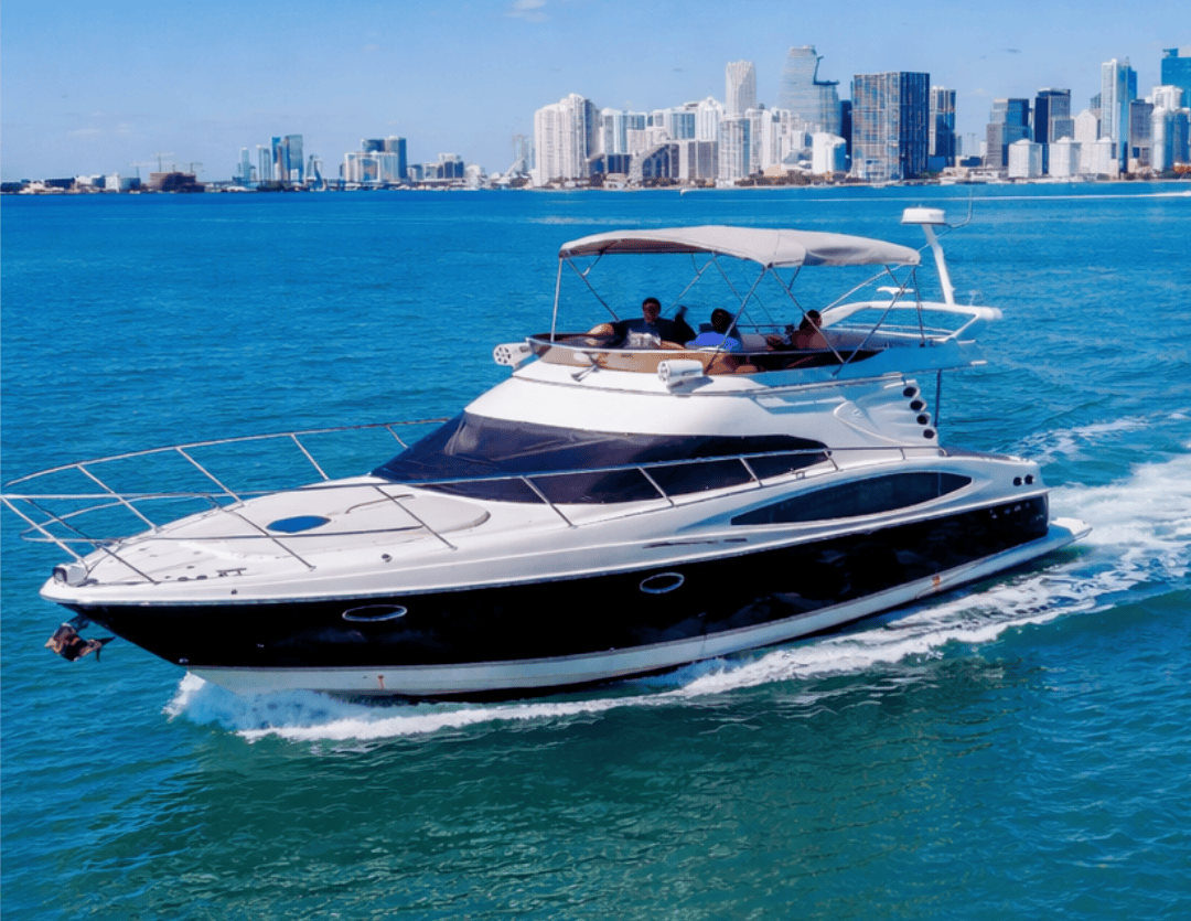 55ft azimut evolution yacht for miami yacht rental