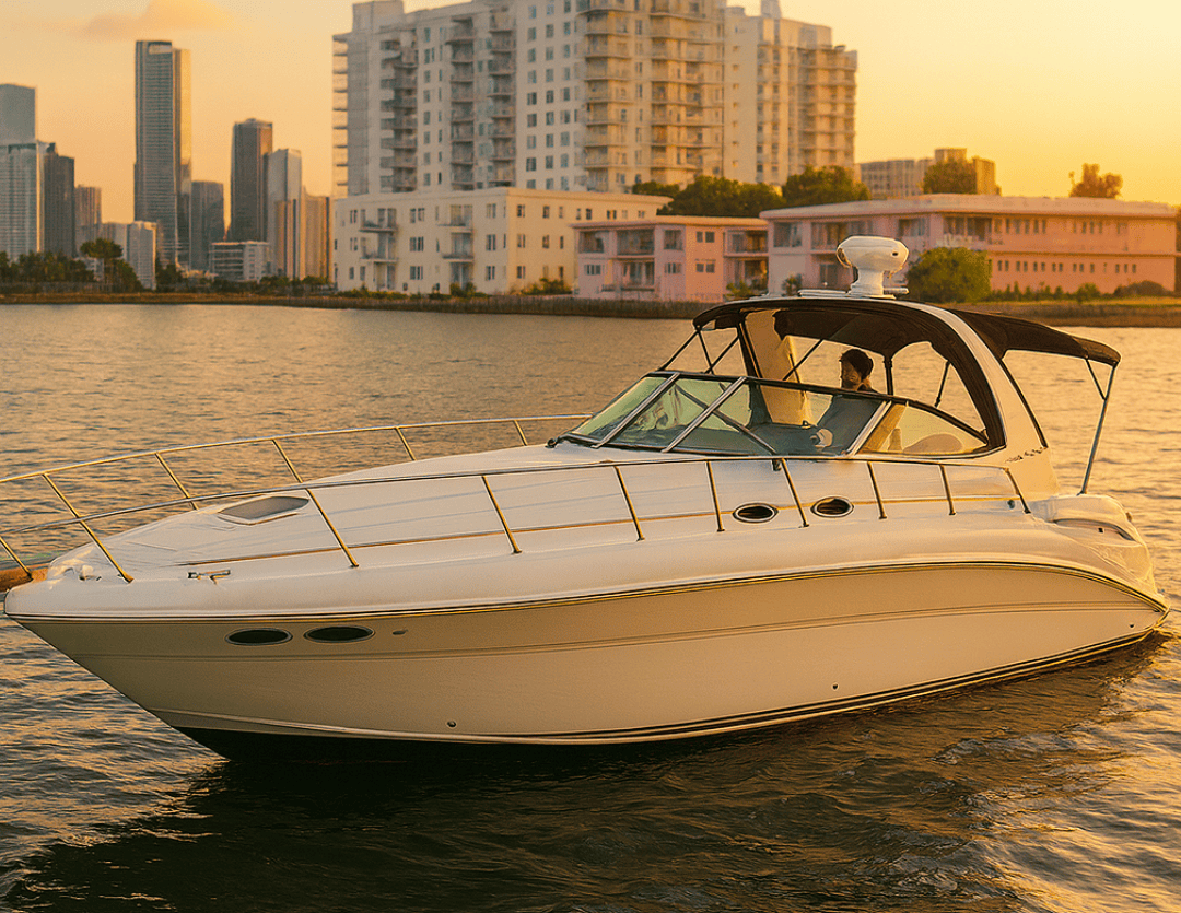 sea ray sundancer racht rental miami