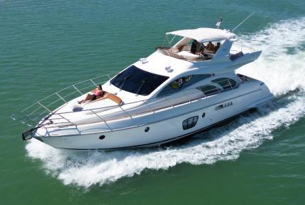 55ft azimut evolution yacht for miami yacht rental