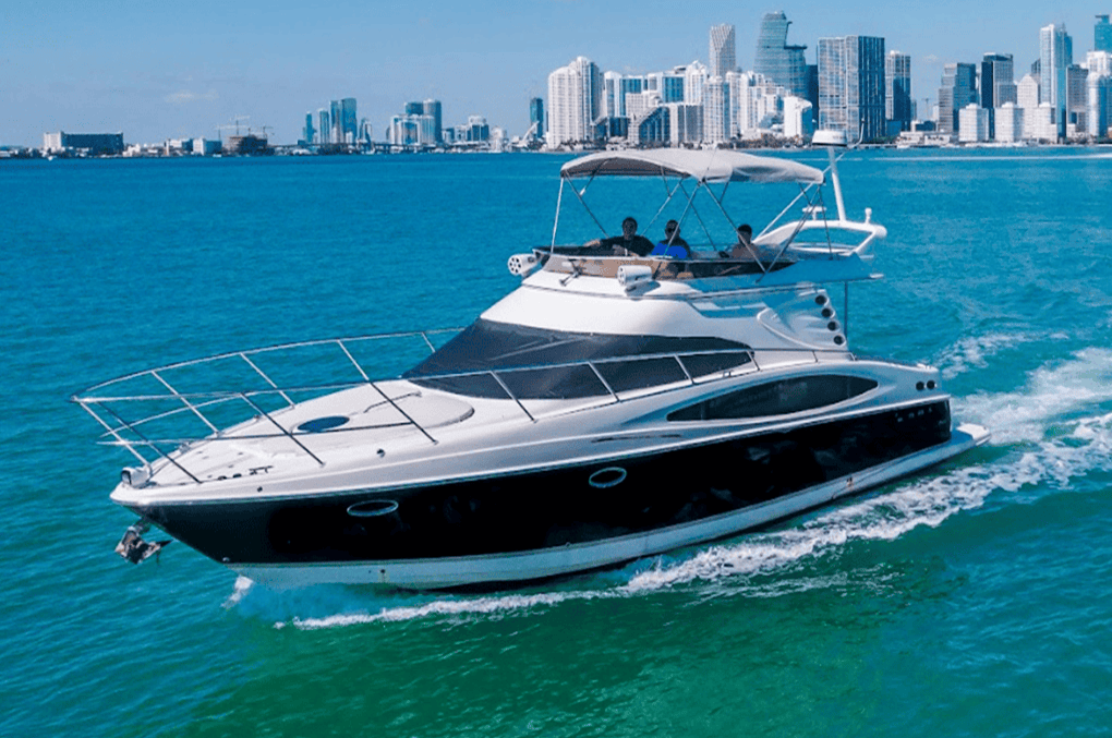 55ft azimut evolution yacht for miami yacht rental