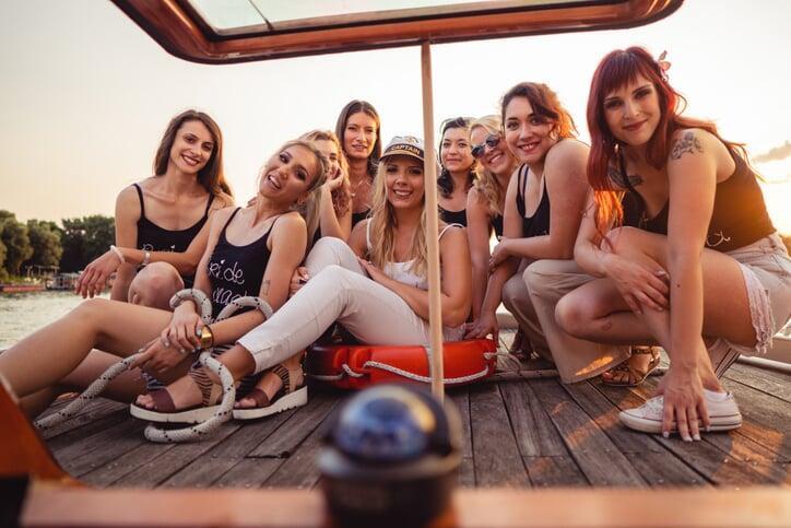 fun bachelorette party in miami with aura yacht charters