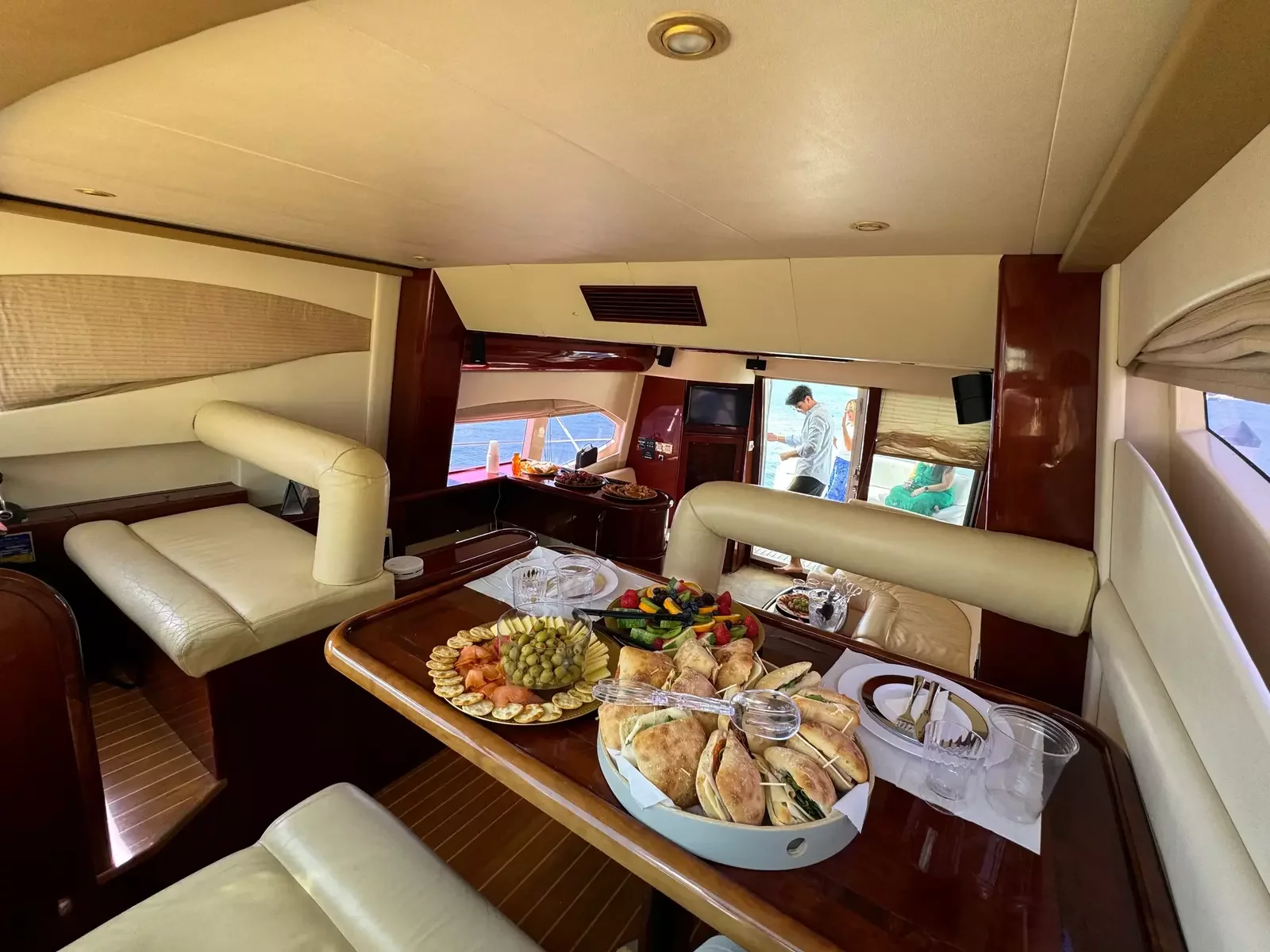 catering for miami sunset cruise