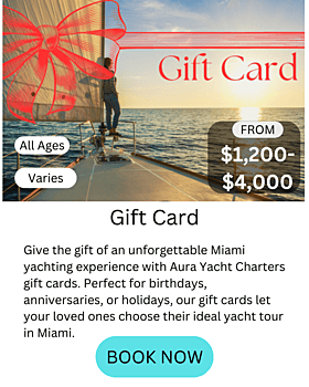 yacht rental in miami gift card